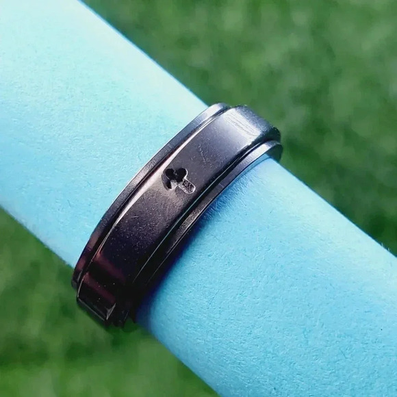 Stainless Steel Fashion Spinner Ring for Men/Women, AAAQL1009 - Picture 1 of 11